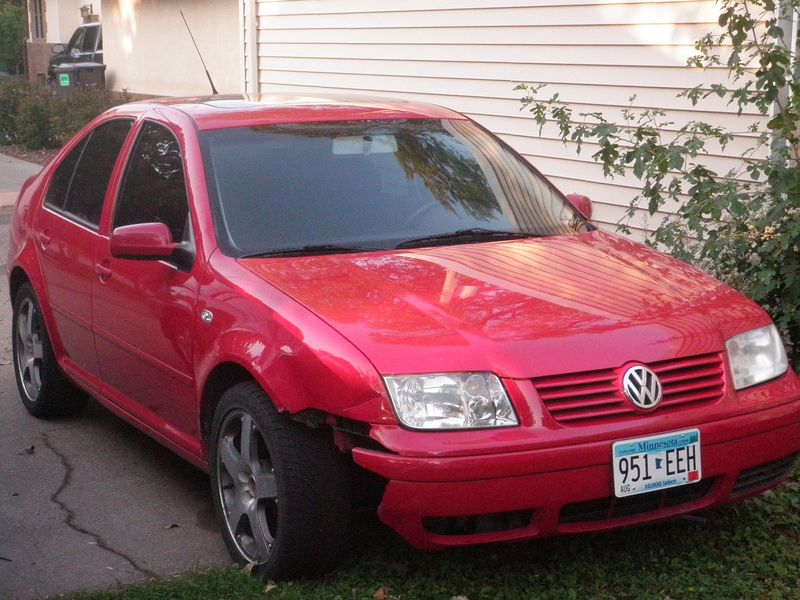 Eitan's 2002 red Volkswagen Jetta GLI